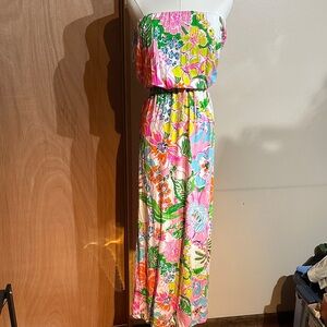 Lilly Pulitzer for Target Floral Maxi Dress - Pink, Green, Blue